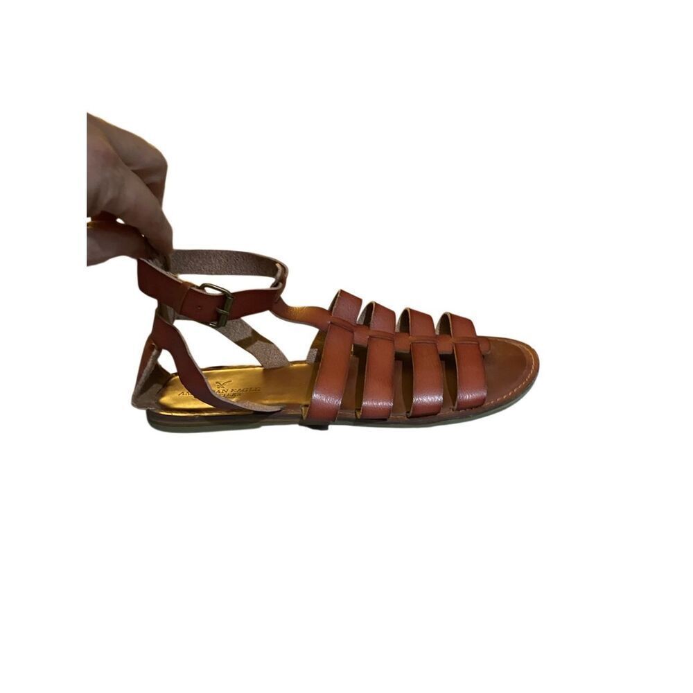 American eagle women’s brown weather, casual fisherman sandal 11